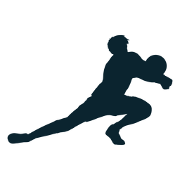 Jogador de voleibol de silhueta de jogador de voleibol masculino Desenho PNG