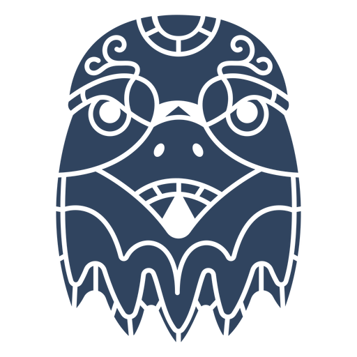 Mandala eagle head blue - Transparent PNG & SVG vector file