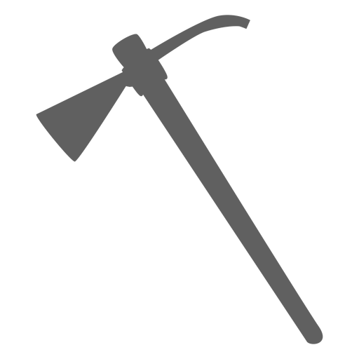 Pick axe silhouette PNG Design