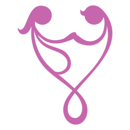 Pregnant couple abstract Transparent PNG