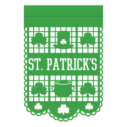Guirnalda de san patricio Diseño PNG