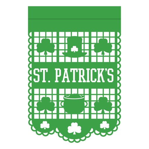 St patricks garland PNG Design