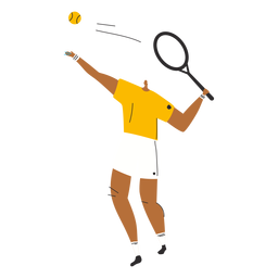 Carácter de hombre tenista Diseño PNG Transparent PNG