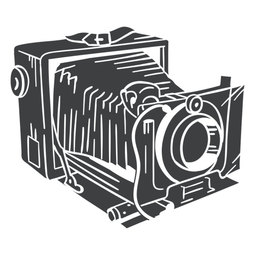 Download Vintage camera black - Transparent PNG & SVG vector file