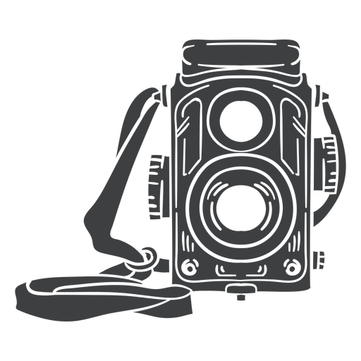 Download Vintage film camera black - Transparent PNG & SVG vector file