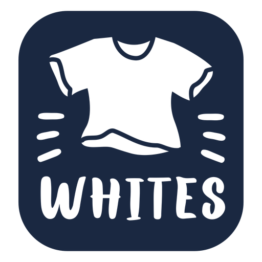 Whites label blue PNG Design