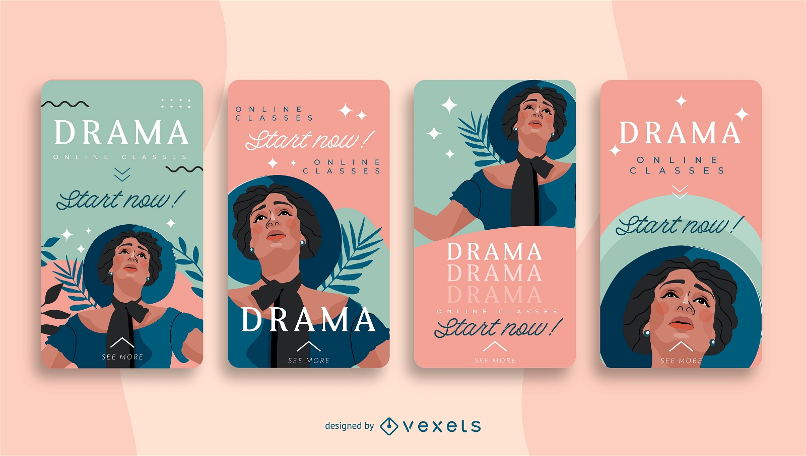 Drama School Social Story Design Pack