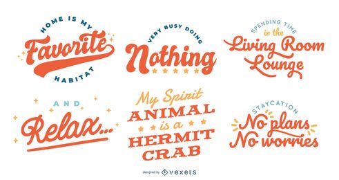 Stay Home Lettering Pack Stay Home Lettering Pack