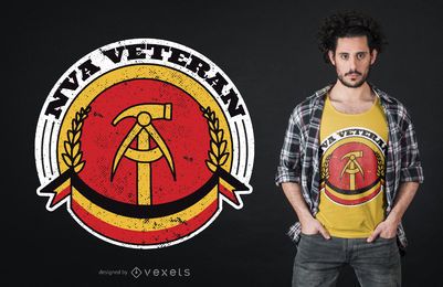National People's Army Veteran T-shirt Design National People's Army Veteran T-shirt Design
