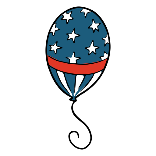 Amerikanischer Ballon PNG-Design