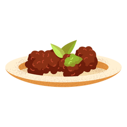 Ilustração de comida árabe falafel Desenho PNG