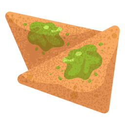 Ilustración de samboosa de comida árabe Diseño PNG