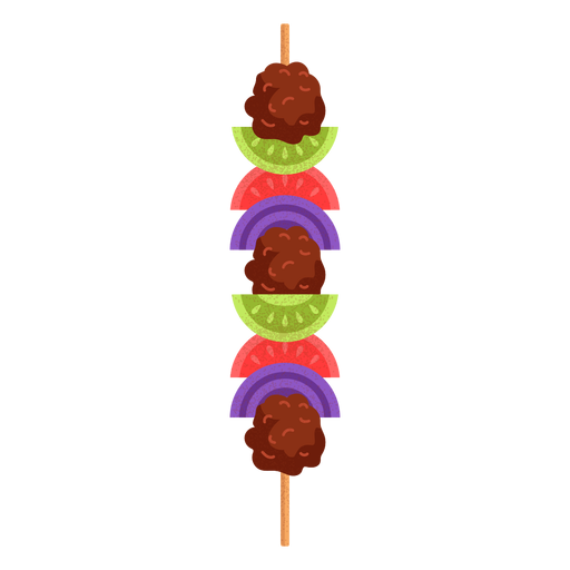 Download Arabic food shish kebab illustration - Transparent PNG & SVG vector file