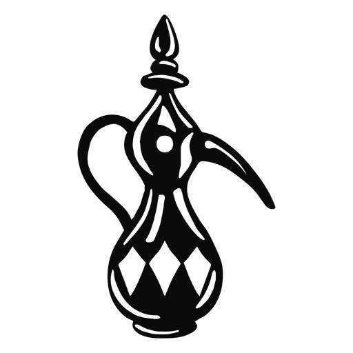 Arabic Object Dallah Black Transparent Png Svg Vector File