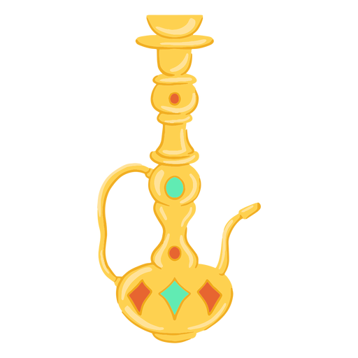 Arabische Objekt Shisha PNG-Design