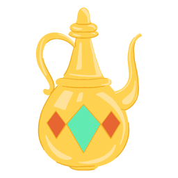 Arabischer Objektkrug PNG-Design