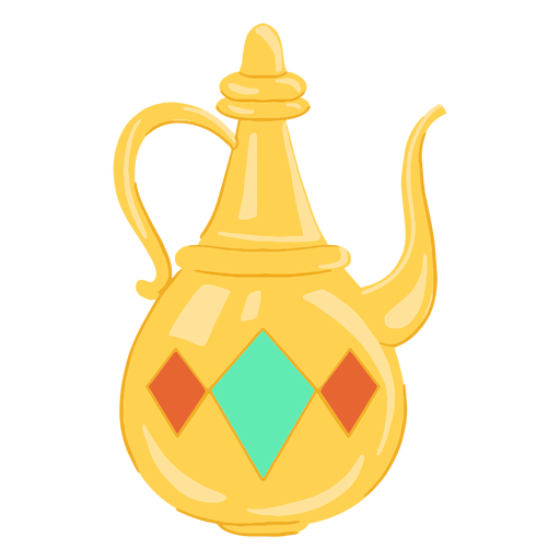 Arabic object jug PNG Design