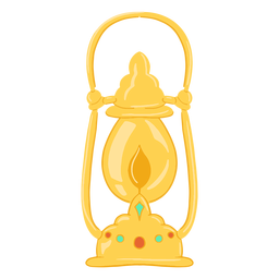 Lanterna de objeto árabe Desenho PNG