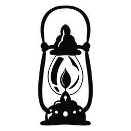 Arabic object lantern black