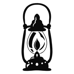 Objeto árabe lanterna preta Desenho PNG