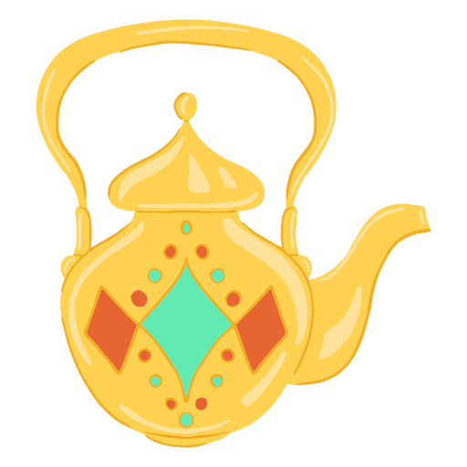 Arabic object teapot PNG Design