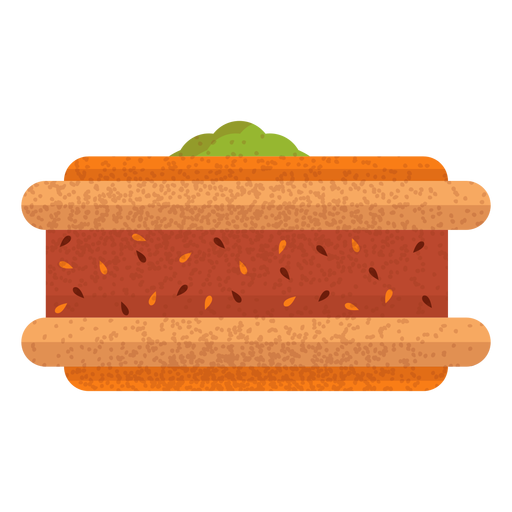 Ilustração de comida árabe baklava Desenho PNG