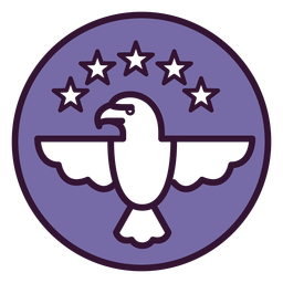 Ícone de águia americana Desenho PNG