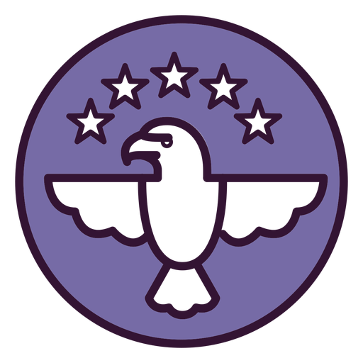 Bald eagle usa icon PNG Design