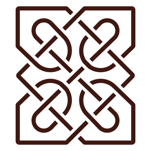 Celtic knot PNG Design