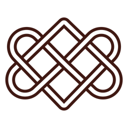 Nó de amor celta Desenho PNG