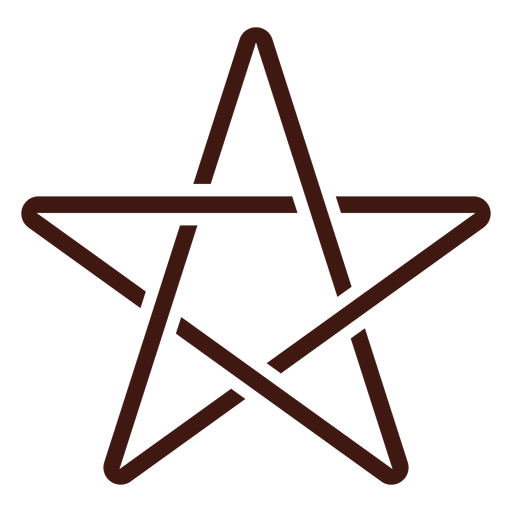 Estrela celta Desenho PNG