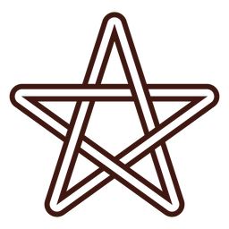 Golpe de estrella celta Diseño PNG