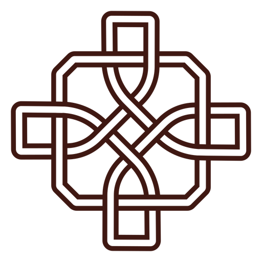 Celtic symbol stroke PNG Design