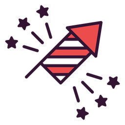 Fireworks united states icon PNG Design