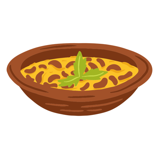 Foul meddamas arabic food illustration