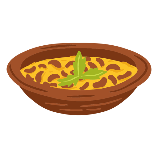 Foul meddamas arabic food illustration PNG Design