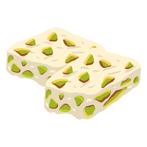 Halawa pistachio arabic food illustration PNG Design