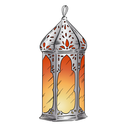 Illustration arabische Laterne PNG-Design