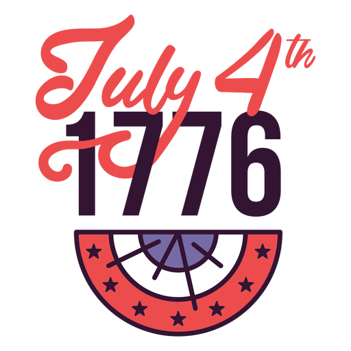 July 4th badge - Transparent PNG & SVG vector file