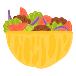 Ilustración de comida árabe kebab Diseño PNG
