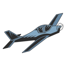 Avión ligero moderno Diseño PNG
