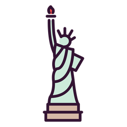 Freiheitsstatue Ikone Freiheitsstatue PNG-Design