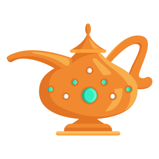 Teapot arabic object PNG Design