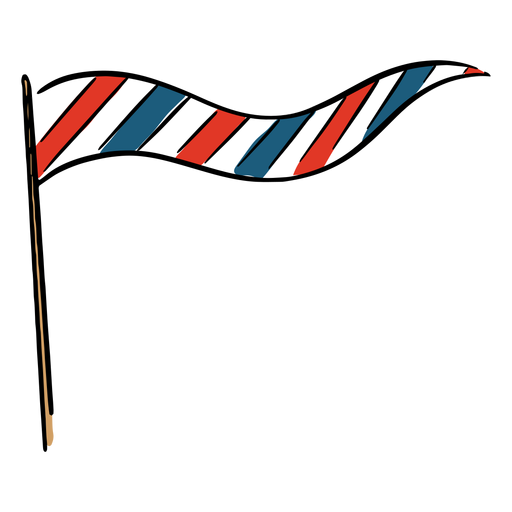 Banderín de estados unidos Diseño PNG