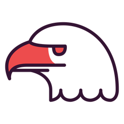 Ícone de águia americana Transparent PNG