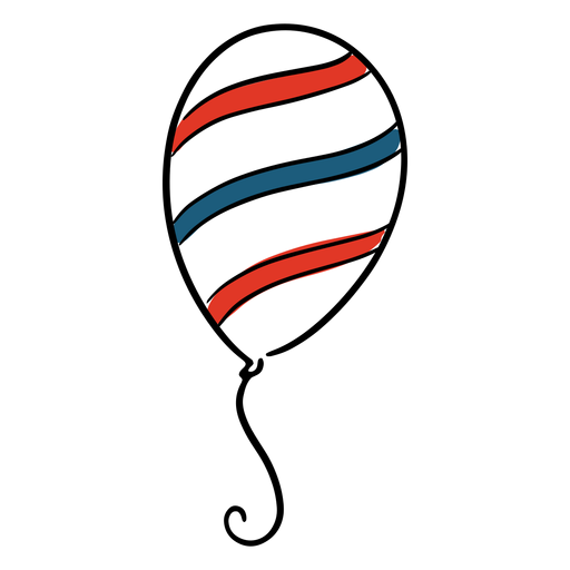 Usa balloon PNG Design
