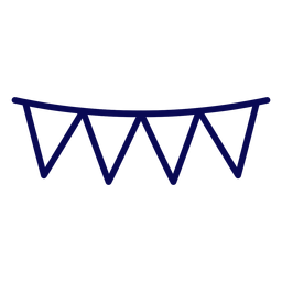 Curso dos galhardetes dos EUA Desenho PNG