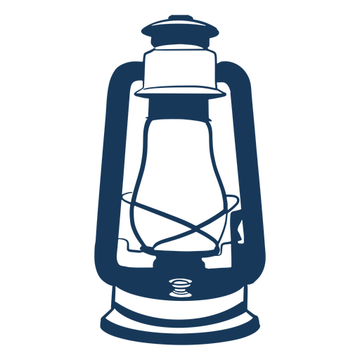 Vintage gas lantern blue