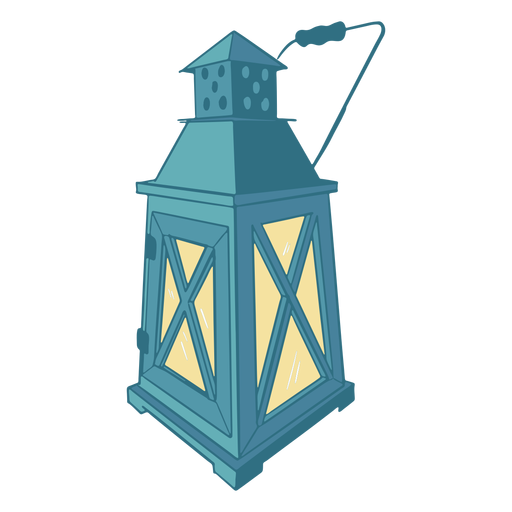 Vintage hand lantern PNG Design