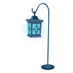 Farol colgante vintage Diseño PNG